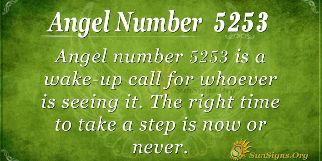 5253 angel number