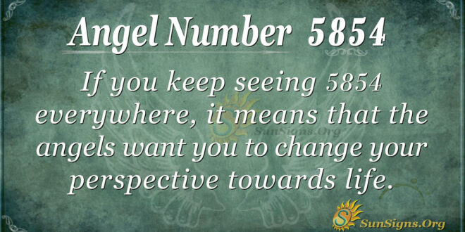 5854 angel number