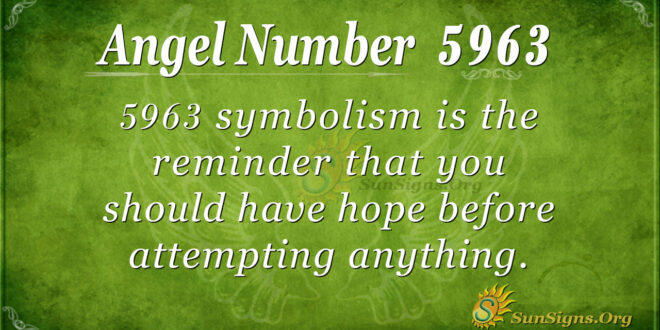 5963 angel number