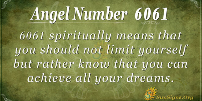 6061 angel number
