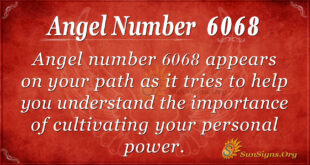 6068 angel number