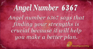 6367 angel number