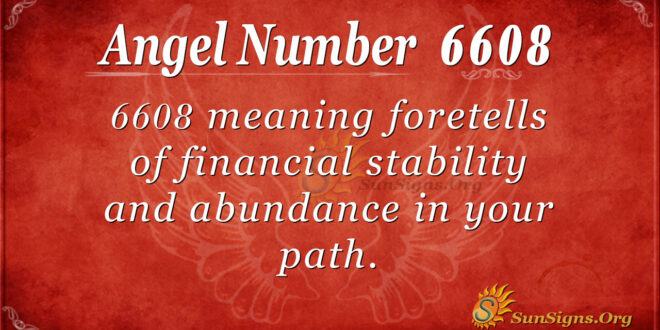 6608 angel number
