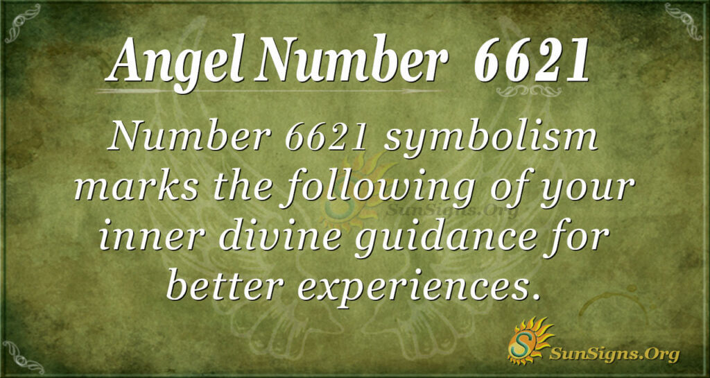 6621 angel number