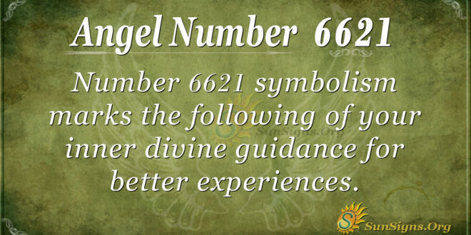 6621 angel number