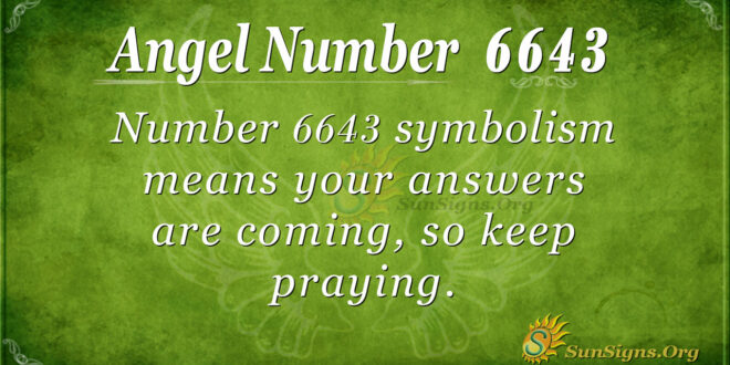 6643 angel number