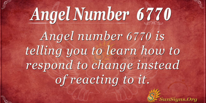 6770 angel number