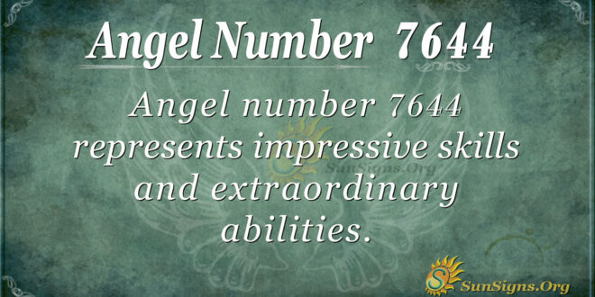7644 angel number