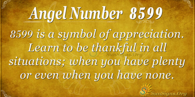 8599 angel number