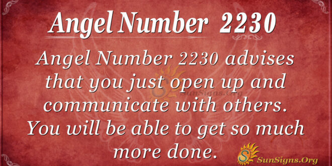 2230 angel number