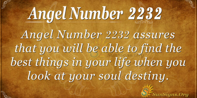 2232 angel number