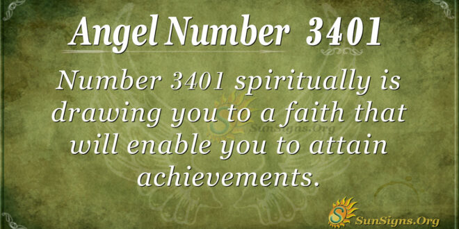 3401 angel number