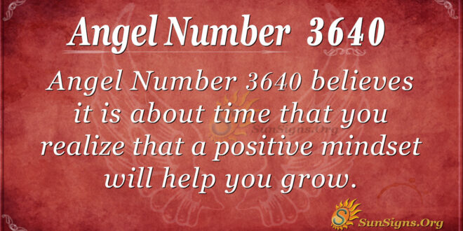 3640 angel number
