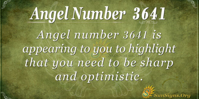 3641 angel number