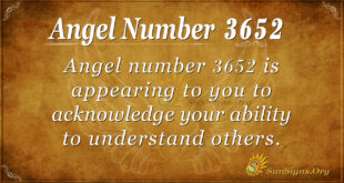 3652 angel number