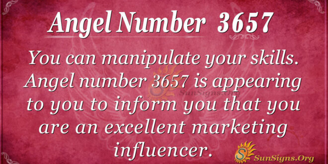 3657 angel number