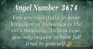 3674 angel number