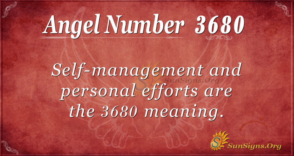 3680 angel number