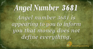 3681 angel number