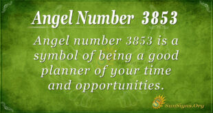3853 angel number