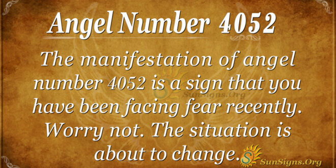 4052 angel number