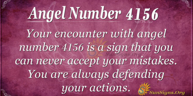 4156 angel number