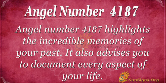 4187 angel number