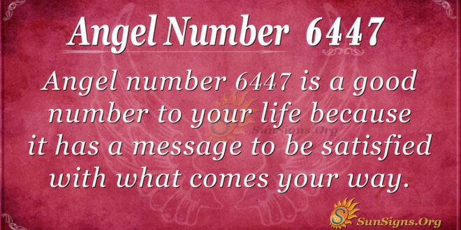 6447 angel number