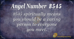 8545 angel number