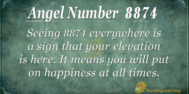 8874 angel number