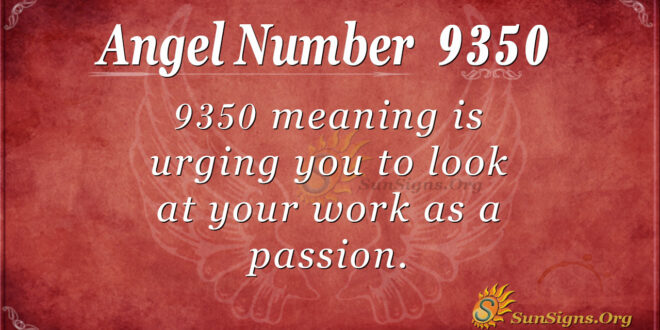9350 angel number