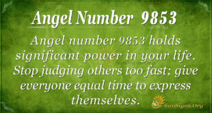 9853 angel number