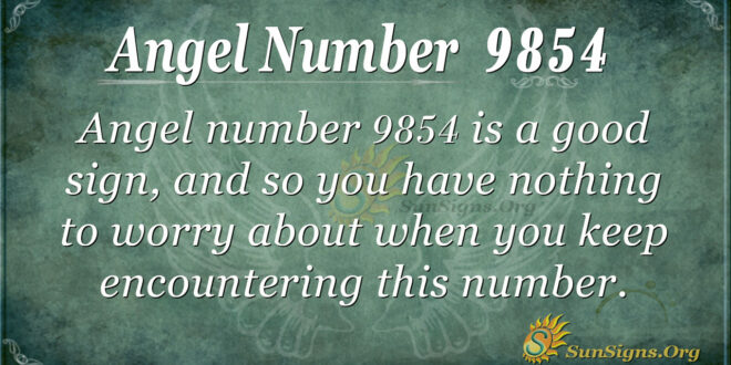 9854 angel number