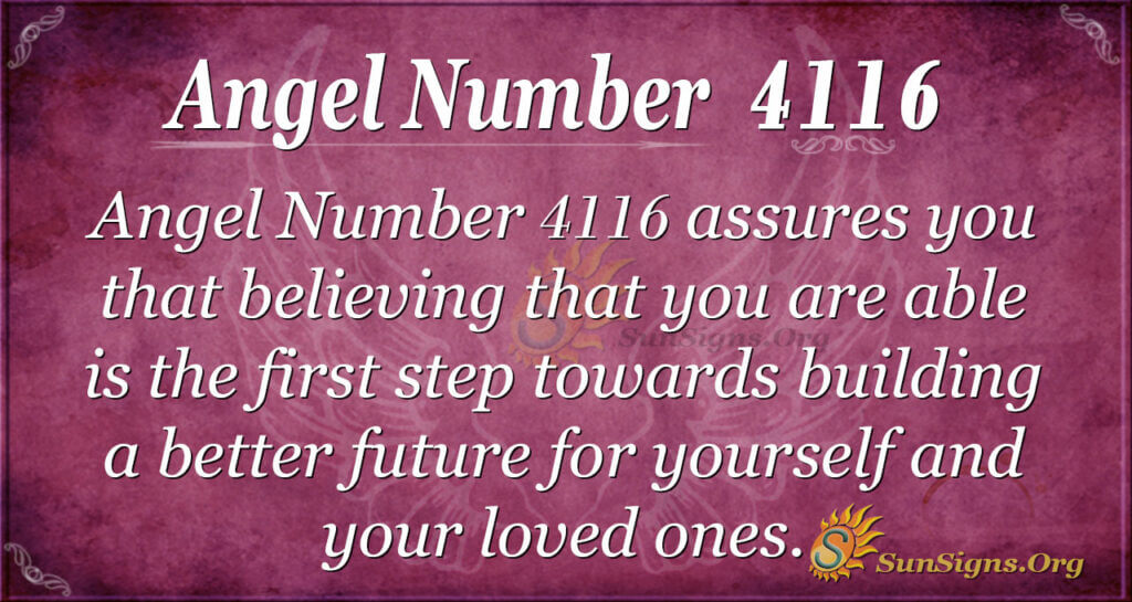 4116 angel number
