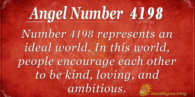 4198 angel number