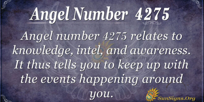 4275 angel number