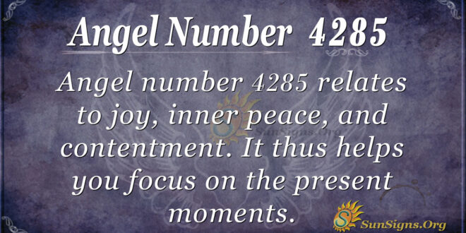 4285 angel number