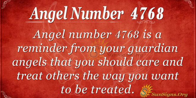 4768 angel number
