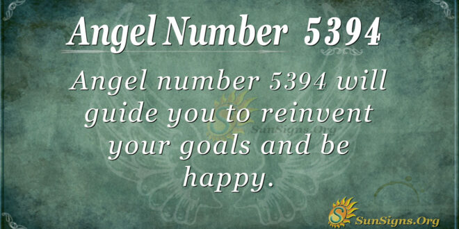 5394 angel number