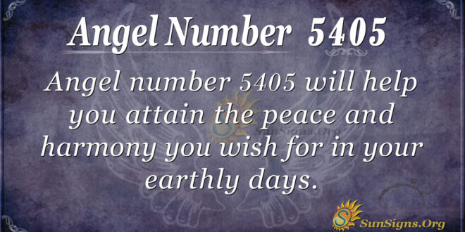 5405 angel number