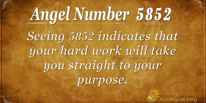5852 angel number