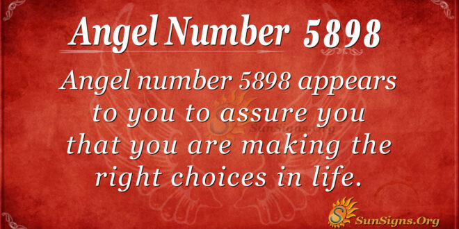 5898 angel number
