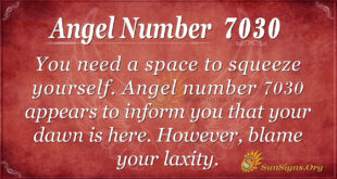 7030 angel number