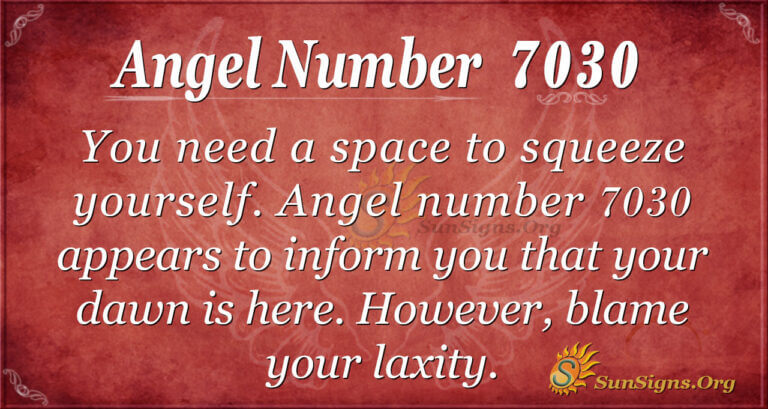 Angel Number 7030 Meaning: Light Your Destiny - SunSigns.Org
