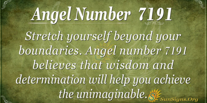 7191 angel number