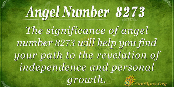 8273 angel number