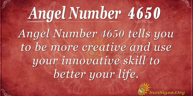 4650 angel number