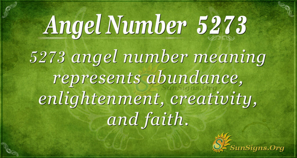 5273 angel number