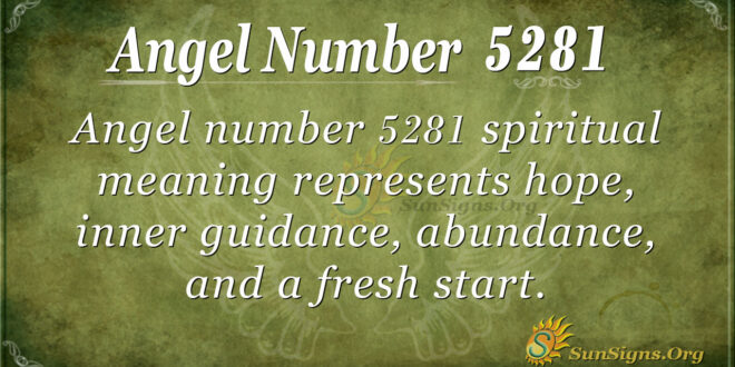 5281 angel number