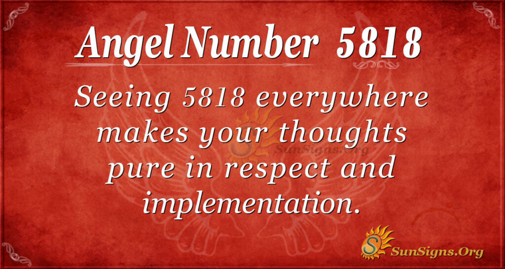 5818 angel number